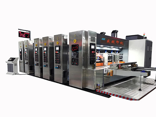 全電腦五色印刷開槽模切機(jī)